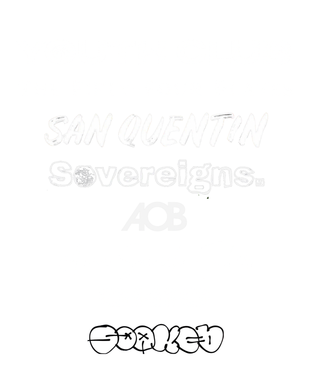 YOUTH CLUB, THE FIFTY-FOUR PLATES, SAN QUENTIN, Sovereigns, AOB, Anna Samieh-Tucker, OHIO, SOAKED